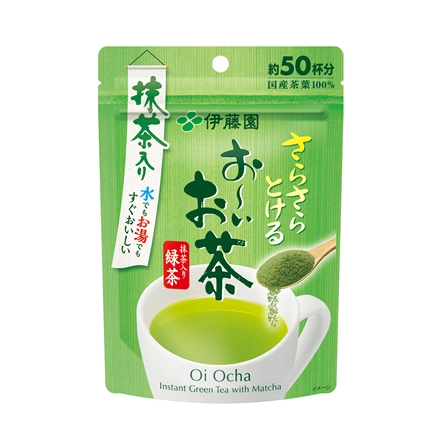Ito En Oi Ocha Instant Ryokucha Green Tea with Matcha (50 servings)