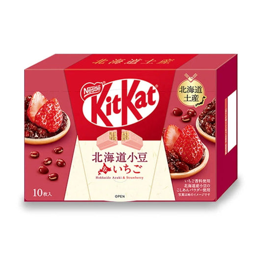 KitKat Japan Hokkaido Azuki & Strawberry (Regional Edition)