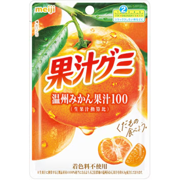 Kajuu Fruit Juice Gummies Mandarin (Mikan)